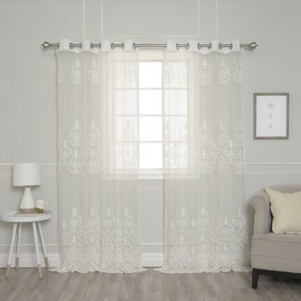 Decorative Room Darkening Curtain Panels (Set of 2) - Chic Decora