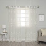 Pavel Polyester Sheer Curtain Pair (Set of 2) - Chic Decora