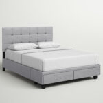 Pawling Upholstered Standard Storage Bed - Chic Decora