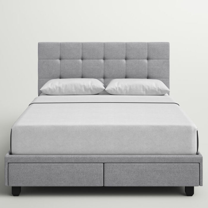 Pawling Upholstered Standard Storage Bed - Chic Decora