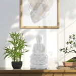 Peaceful Buddha Resin Statue - Chic Decora