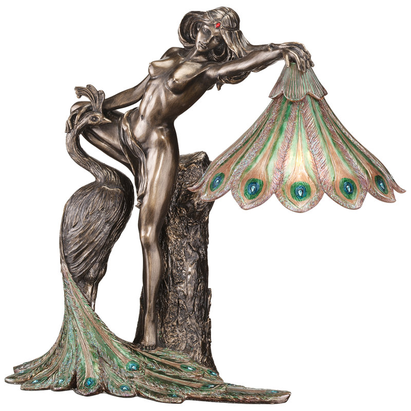 Peacock Goddess Illuminated Figurine - Chic Decora