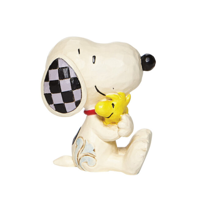 Peanuts by Jim Shore Mini Snoopy and Woodstock Figurine 2.5in H - Chic Decora