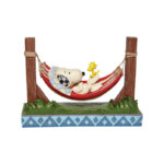 Peanuts by Jim Shore Snoopy & Woodstock Hammock Figurine 5.5in H - Chic Decora