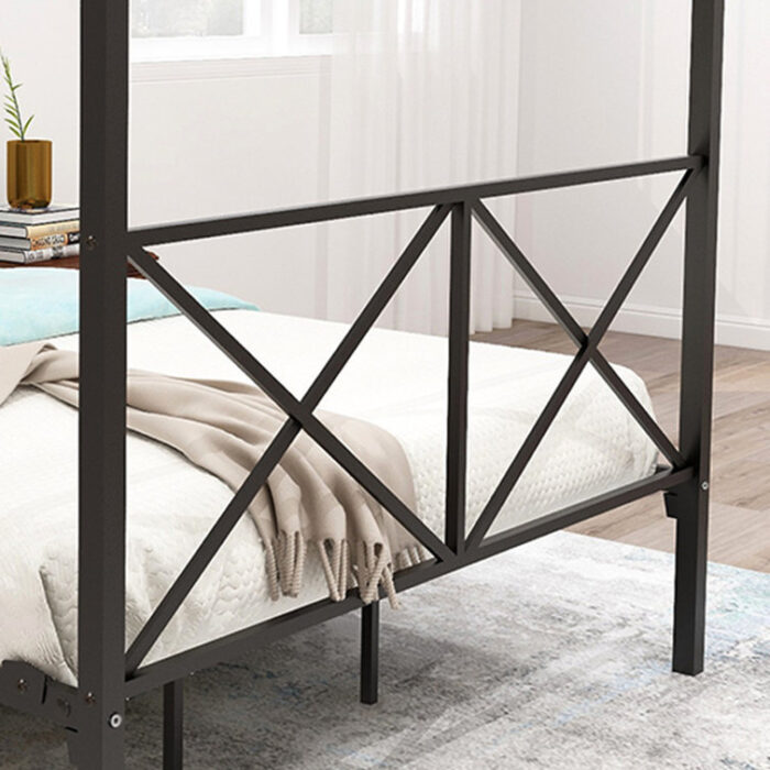 Pearu Metal Open-Frame Bed - Chic Decora