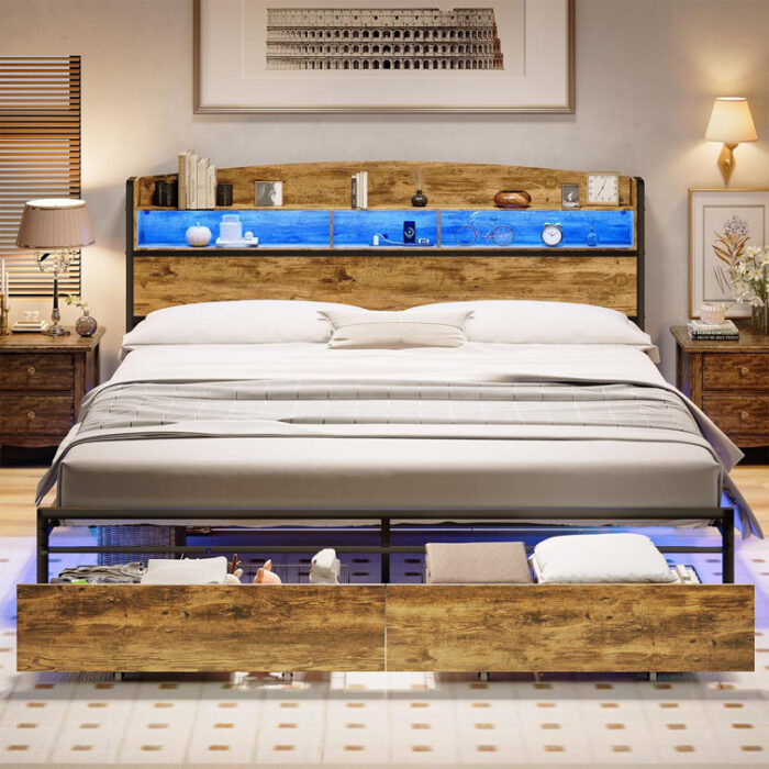 Pequena Platform Bed - Chic Decora