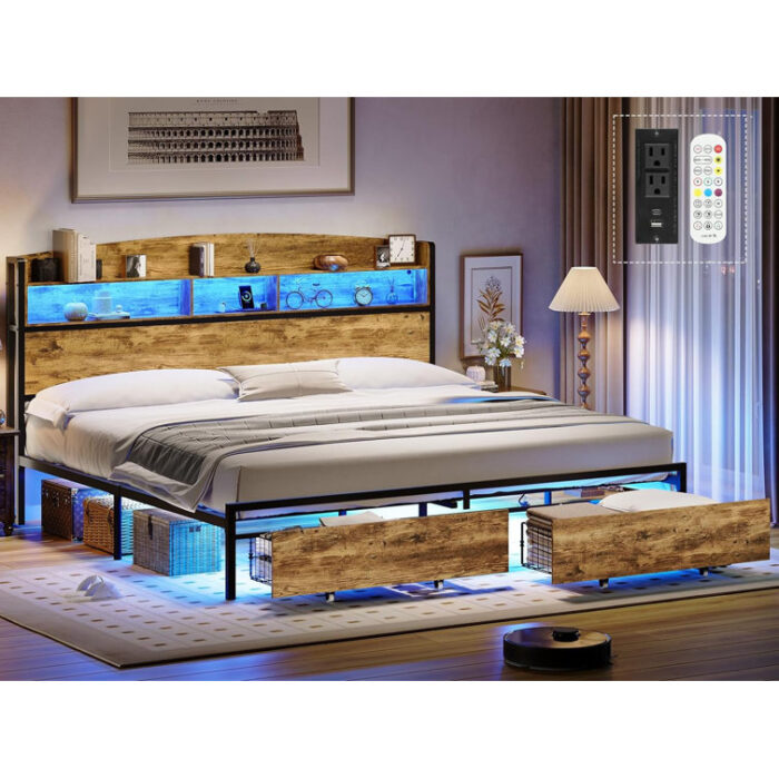 Pequena Platform Bed - Chic Decora