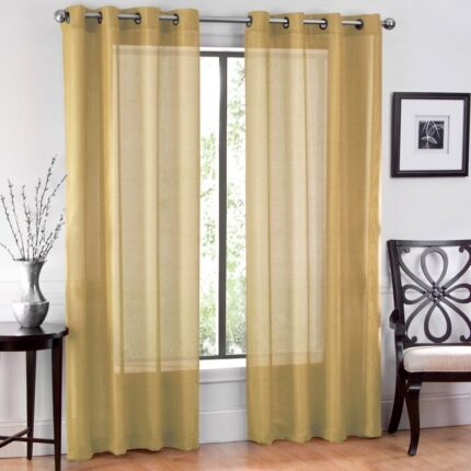 Ombre Room Darkening Curtains for Living Room 40″W x 84″L Machine Washable Panel Pair (Set of 2) - Chic Decora