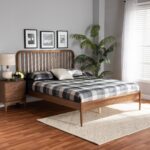 Pernell Rubberwood And MDF Slat Bed - Chic Decora