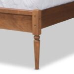 Pernell Rubberwood And MDF Slat Bed - Chic Decora