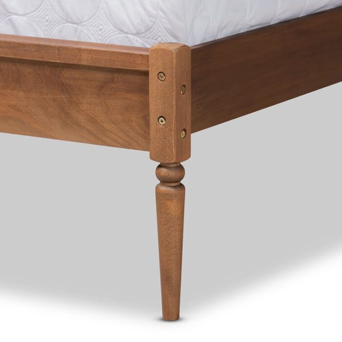 Pernell Rubberwood And MDF Slat Bed - Chic Decora