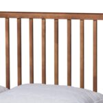 Pernell Rubberwood And MDF Slat Bed - Chic Decora