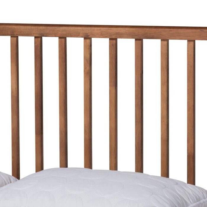 Pernell Rubberwood And MDF Slat Bed - Chic Decora