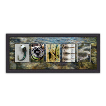 Personalized Fly Fishing Name Art – Framed Canvas - Chic Decora