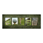 Personalized Golf Name Art – Customized gift for golfers - Chic Decora