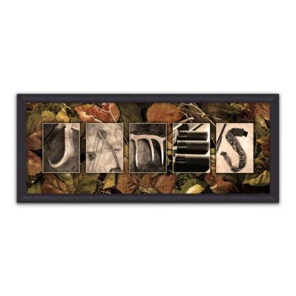 Personalized Hunting Name Art – Framed Canvas - Chic Decora