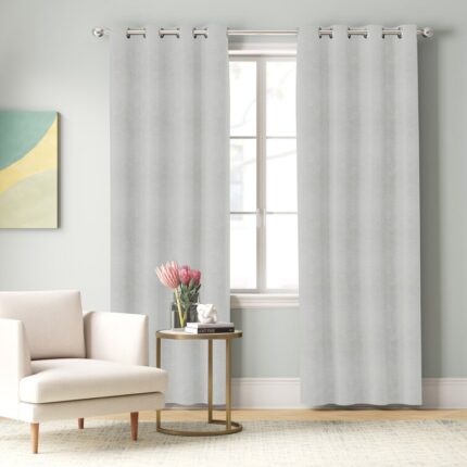 Phillipa Room Darkening Curtain Pair (Set of 2) - Chic Decora