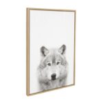 Philosopher ” Wolf Animal Print Portrait ” by Simon Te Tai - Chic Decora