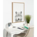 Philosopher ” Wolf Animal Print Portrait ” by Simon Te Tai - Chic Decora