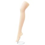 Plastic Mannequin Leg for Display, Commercial Female Standing Leg with Metal Rack - Chic Decora