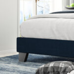 Platform Bed Frame With Wingback - Chic Decora