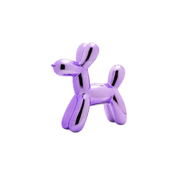 Plus Lavender Mini Ceramic Dog Piggy Bank – 7.5″ tall - Chic Decora