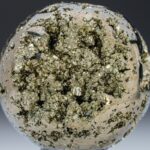 Polished Pyrite Sphere From Peru (2.25″, .8 Lbs) - Chic Decora