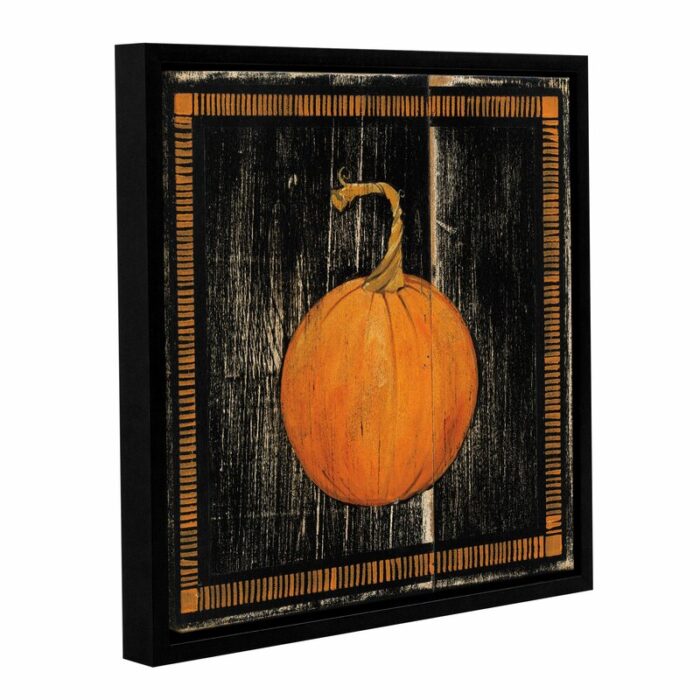 Polka Dot Pumpkin I Print on Canvas - Chic Decora