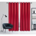 Polyester Blackout Curtain Pair (Set of 2) - Chic Decora