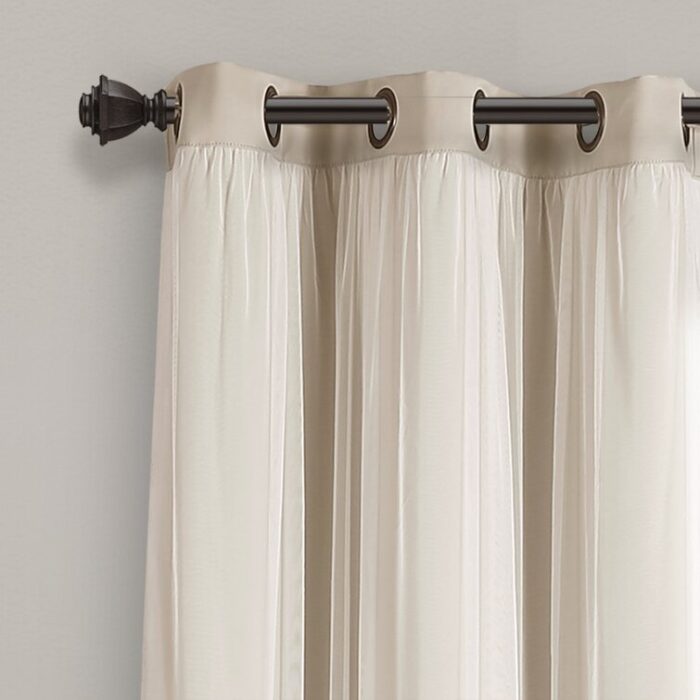 Polyester Blackout Curtain Pair (Set of 2) - Chic Decora