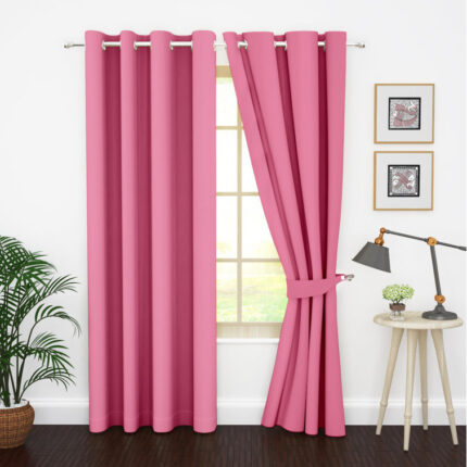 Harper Solid Crushed Curtain Panel Pair (Set of 2) - Chic Decora