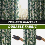 Polyester Blend Blackout Curtain Pair (Set of 2) - Chic Decora