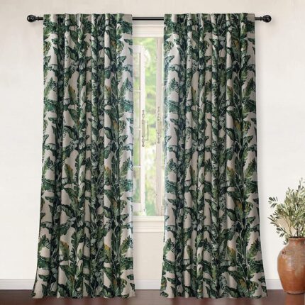 Henslee Polyester Blackout Curtain Pair (Set of 2) - Chic Decora