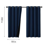 Polyester Curtain Pair (Set of 2) - Chic Decora