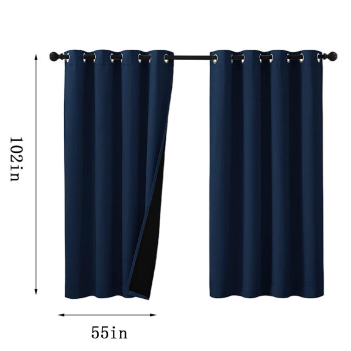 Polyester Curtain Pair (Set of 2) - Chic Decora