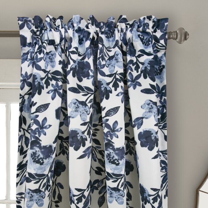 Polyester Light Filtering Curtain Pair (Set of 2) - Chic Decora