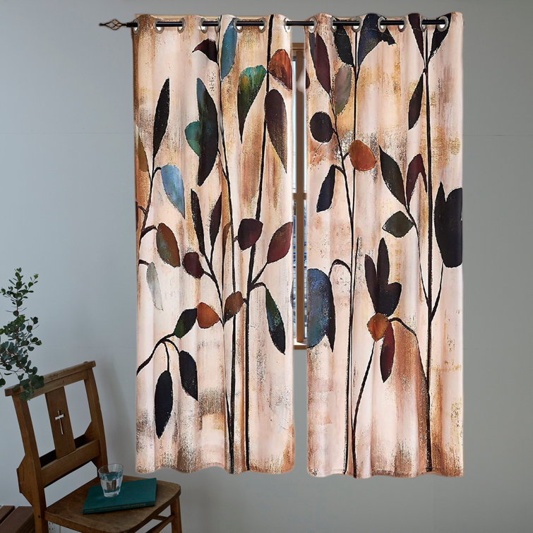 Guilaine Cotton Room Darkening Curtain Pair (Set of 2) - Chic Decora