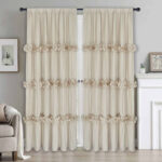 Claysville Cotton Semi Sheer Curtain Pair (Set of 2) - Chic Decora