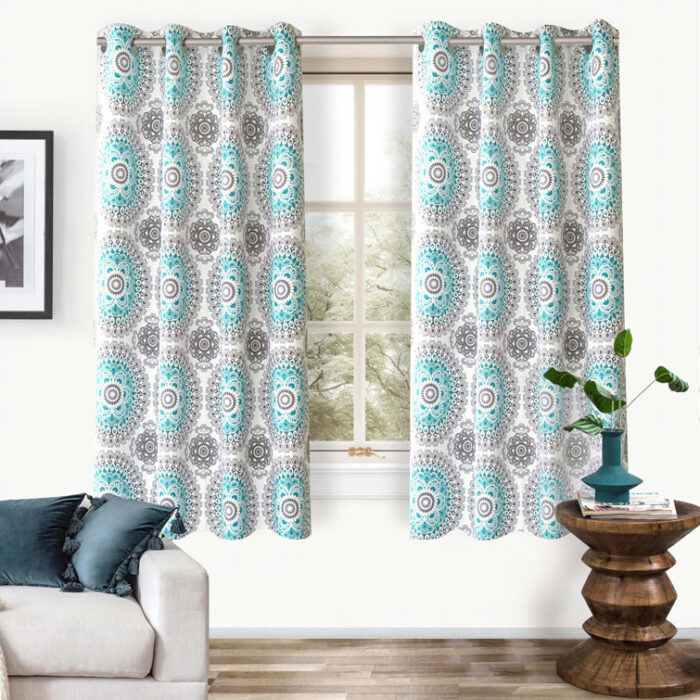 Polyester Room Darkening Curtain Pair (Set of 2) - Chic Decora