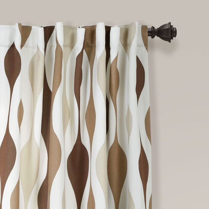 Polyester Room Darkening Curtain Pair (Set of 2) - Chic Decora