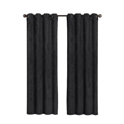 Polyester Room Darkening Curtain Pair (Set of 2) - Chic Decora