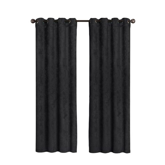 Polyester Room Darkening Curtain Pair (Set of 2) - Chic Decora