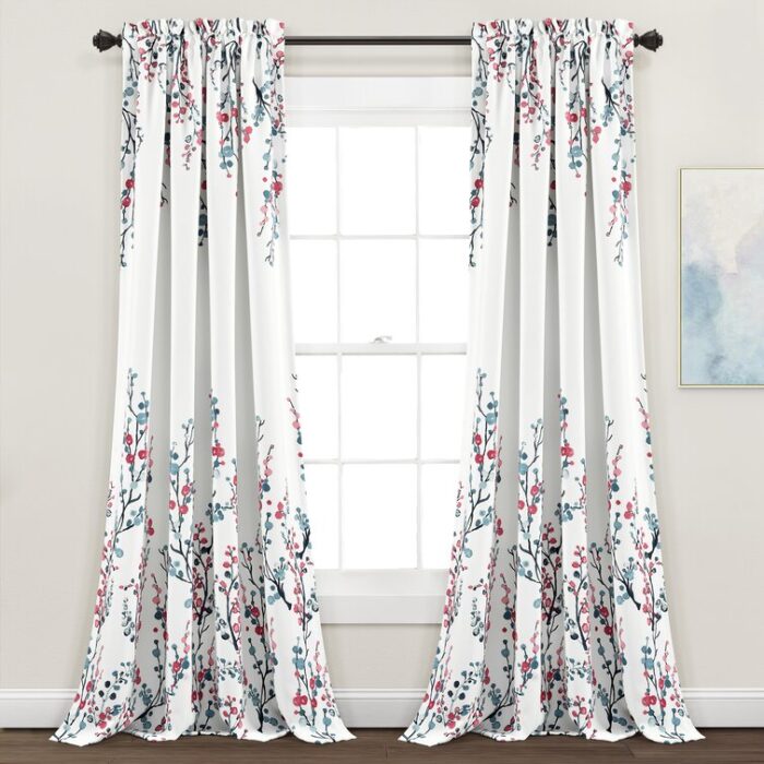 Polyester Room Darkening Curtain Pair (Set of 2) - Chic Decora