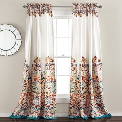 Gavril Polyester Sheer Curtain Pair (Set of 2) - Chic Decora