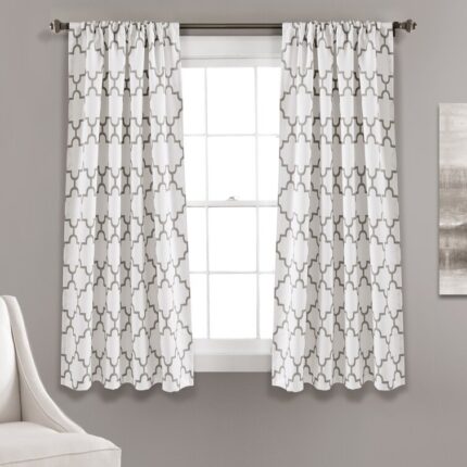 Addie Cotton Blend Room Darkening Curtain Pair (Set of 2) - Chic Decora