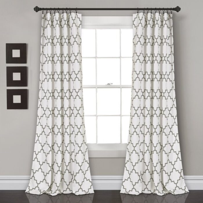 Polyester Room Darkening Curtain Pair (Set of 2) - Chic Decora