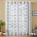 Polyester Semi Sheer Curtain Pair (Set of 2) - Chic Decora