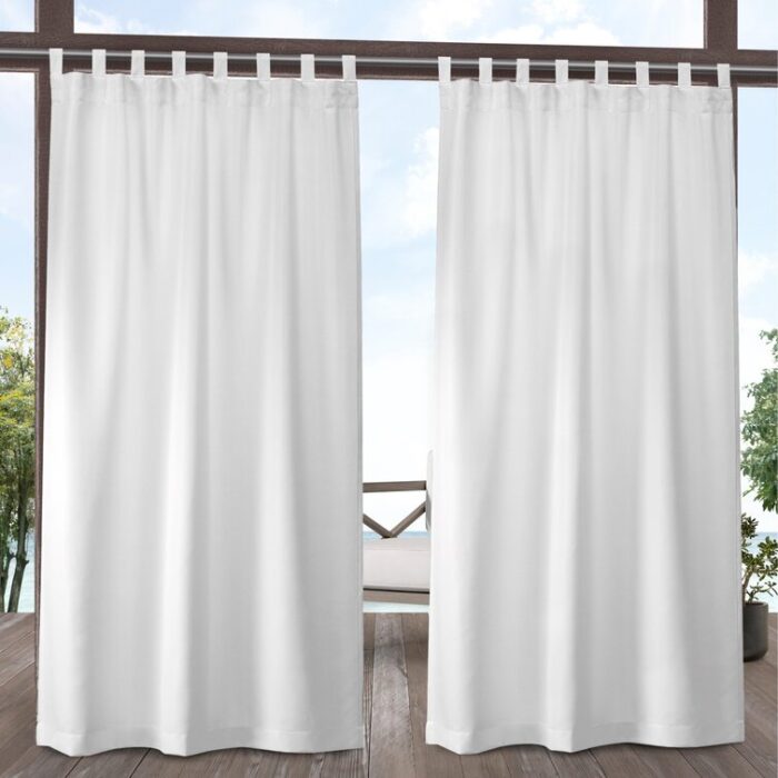 Polyester Semi Sheer Curtain Pair (Set of 2) - Chic Decora