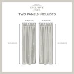 Polyester Semi Sheer Curtain Pair (Set of 2) - Chic Decora