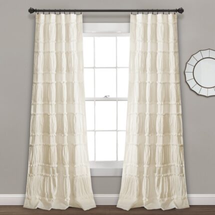 Vibbert Polyester Blackout Curtain Pair (Set of 2) - Chic Decora